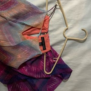 Madison Leigh Zig zag maxi dress